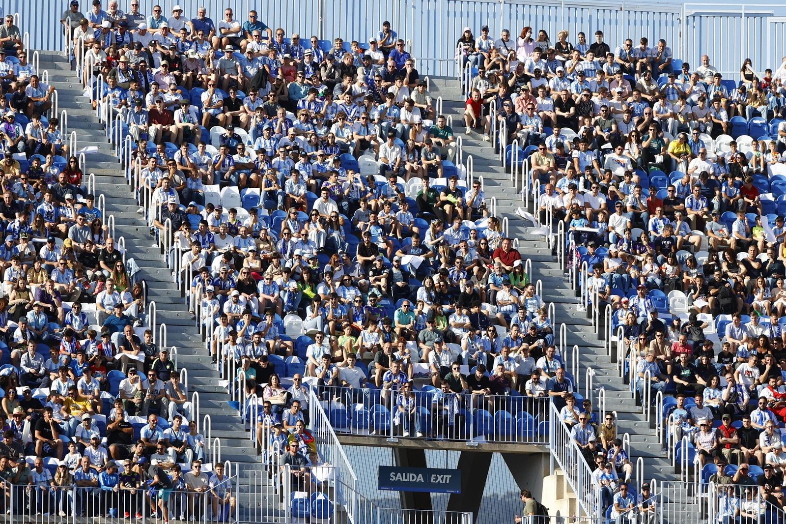 Búscate en las gradas de La Rosaleda en el Málaga CF-Castellón
