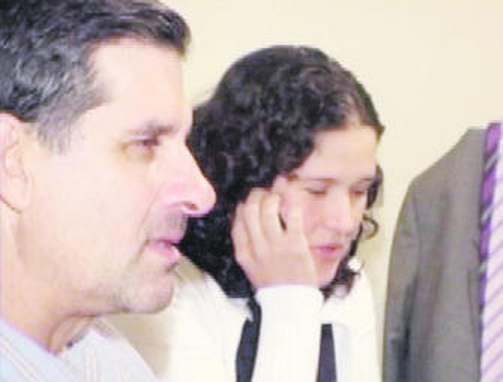 Rossana, en la entrevista para la televisión andaluza.