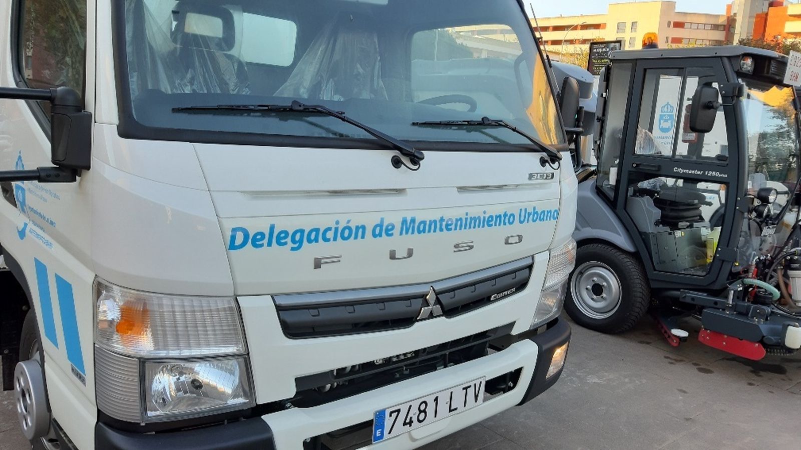 Vehículos del Ayuntamiento de La Línea.