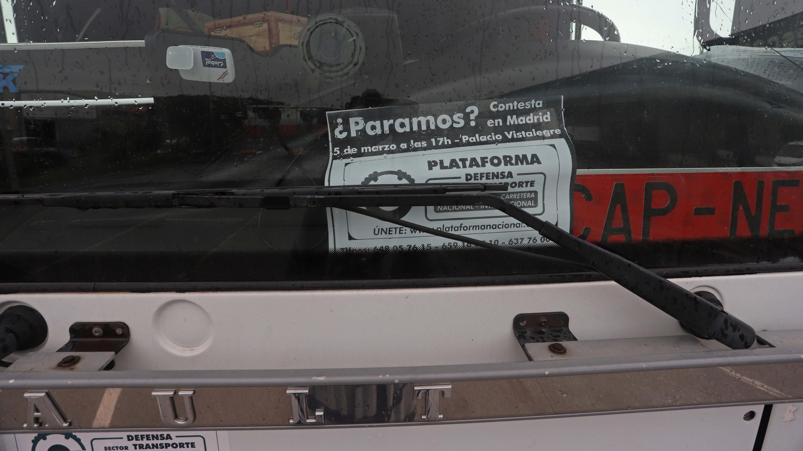 Fotos de la cuarta jornada de huelga de camioneros en Algeciras