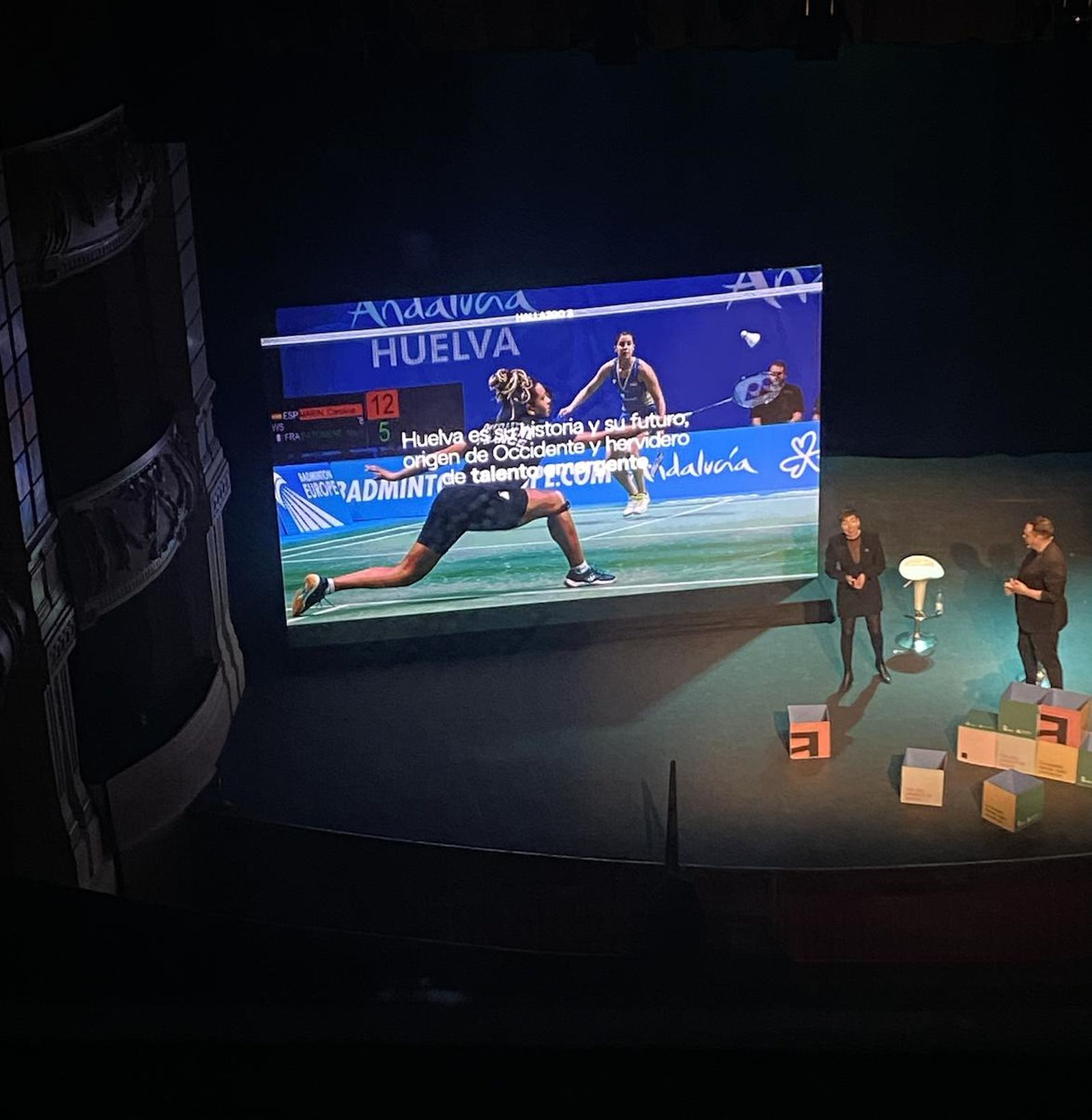 Momento de la presentación de la marca