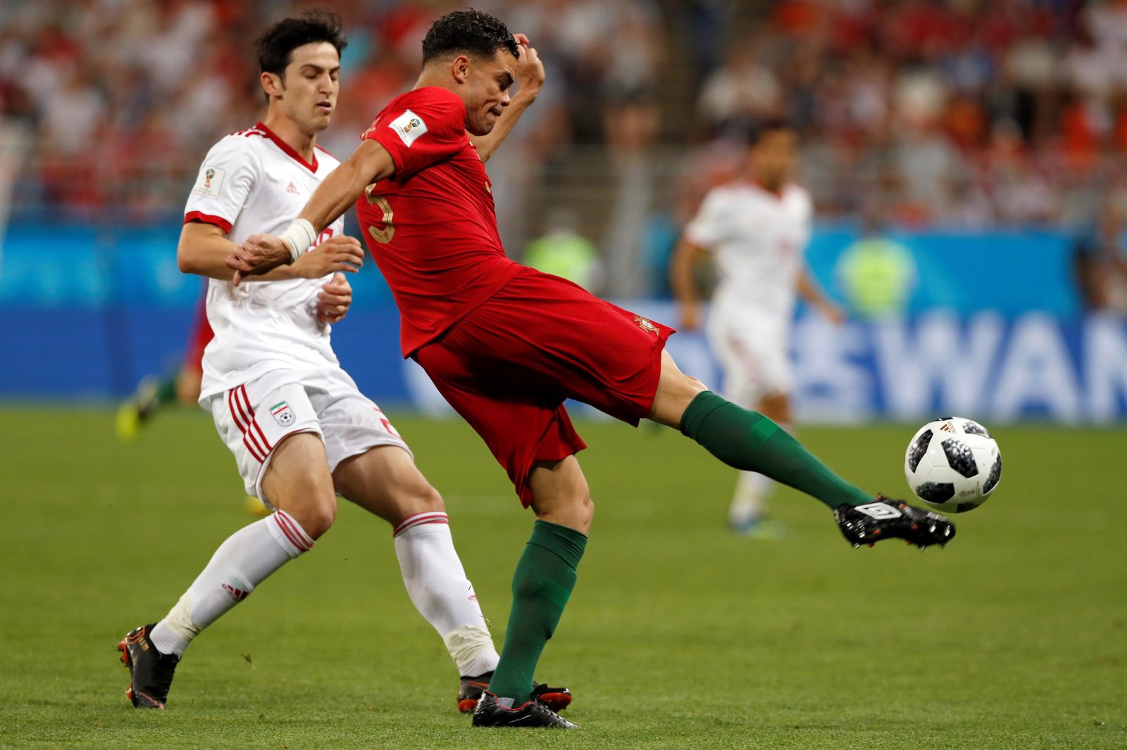 Las imágenes del Irán-Portugal