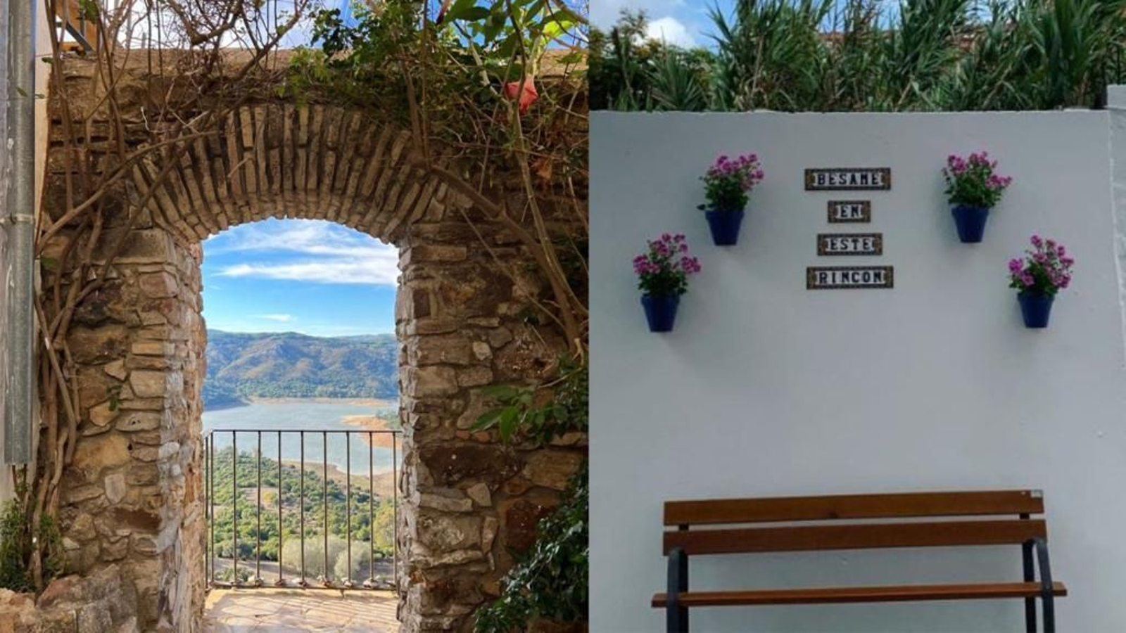 El balcón de los enamorados y "bésame en este rincón".