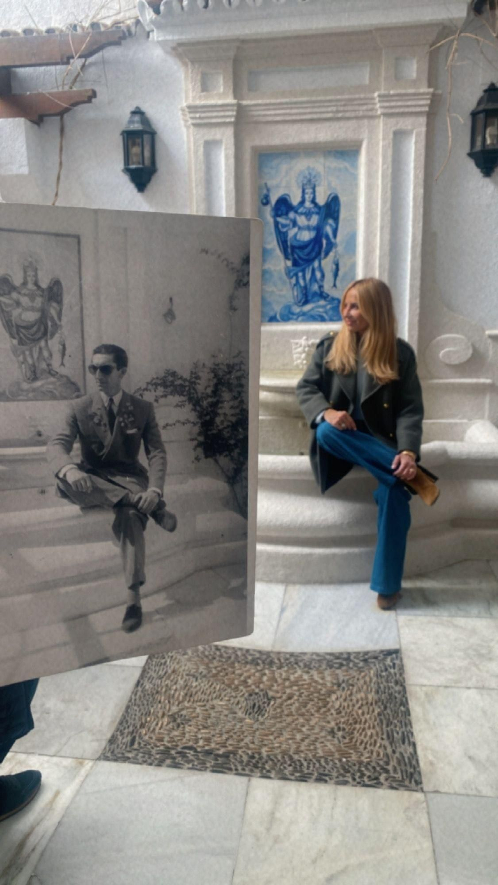 Marta Sánchez quiso recrear una de las imágenes más famosas protagonizadas por el inolvidable torero cordobés