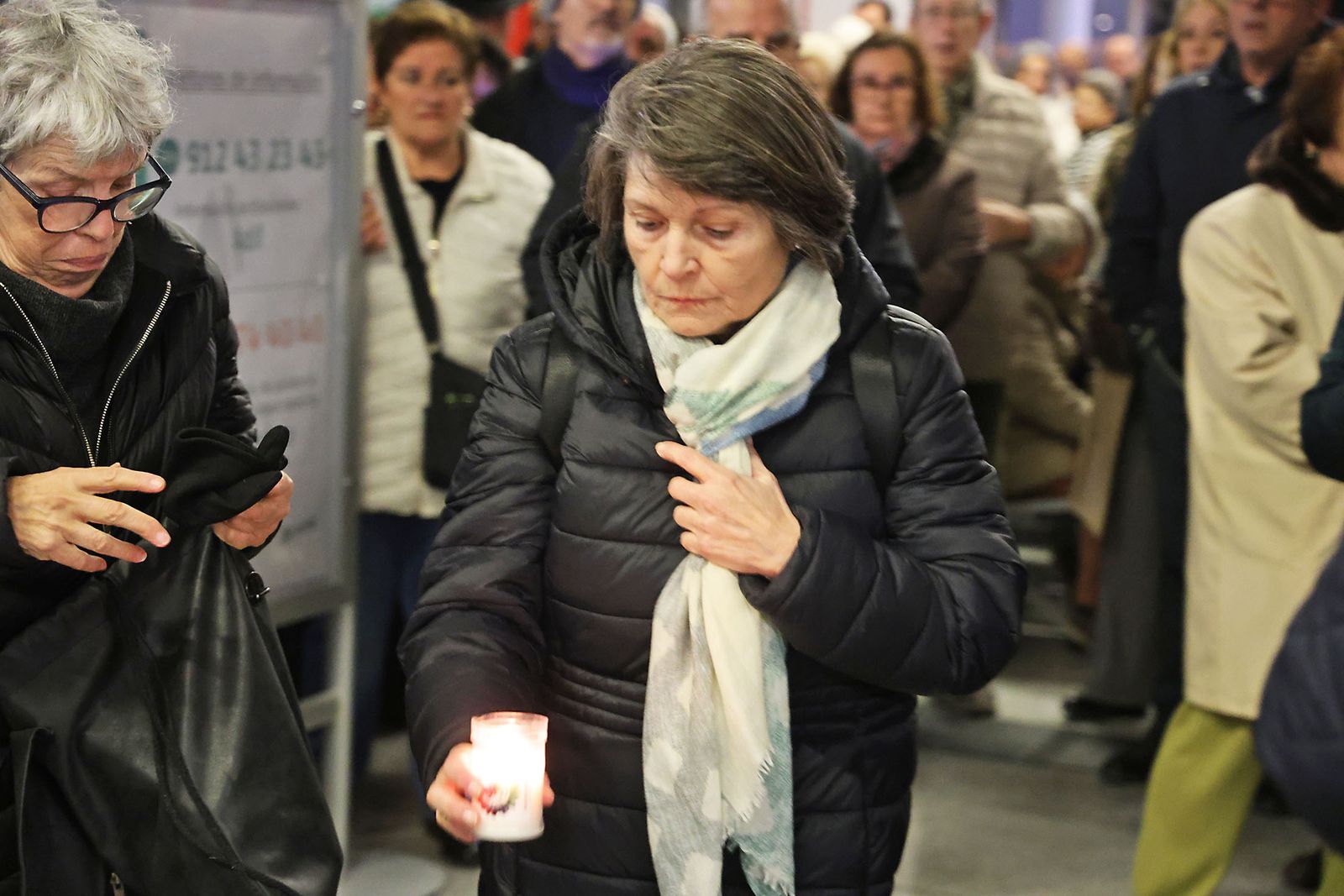 Las fotografías de la vigilia por los fallecidos en el accidente de tren  de Adamuz