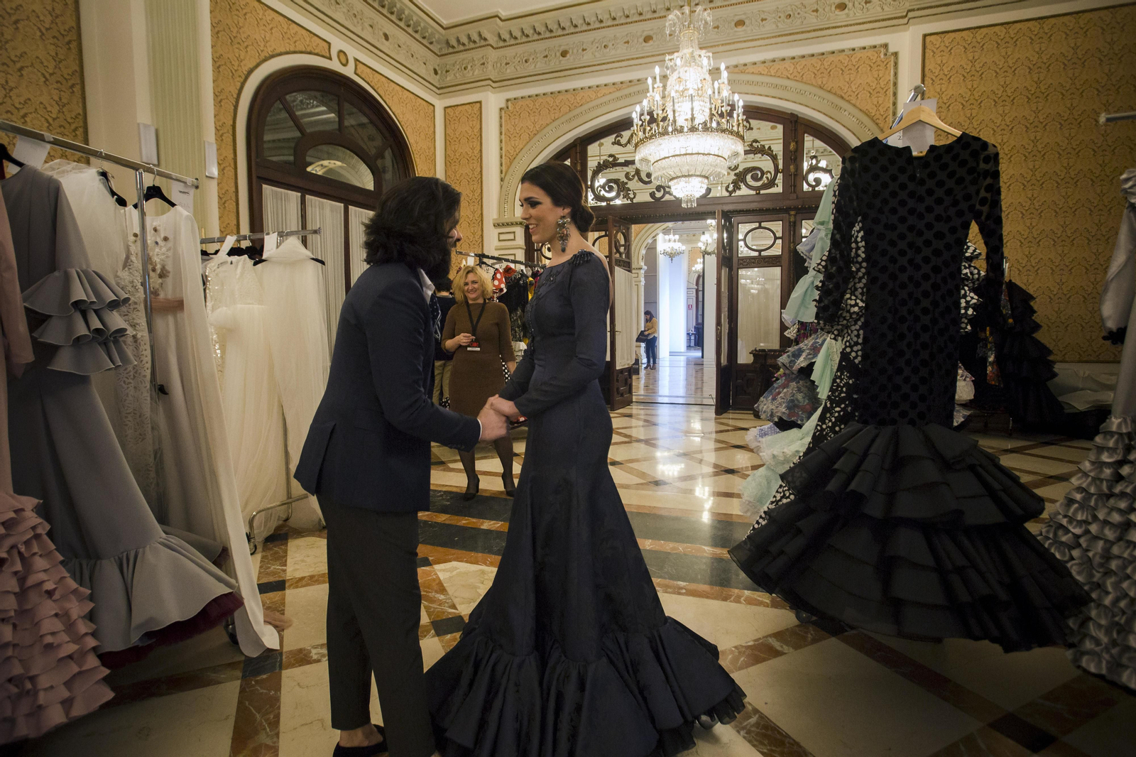 Las imágenes del 'backstage' y el desfile de Foronda y Roberto Diz