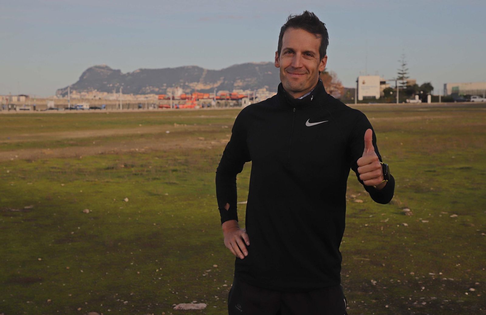 Óscar Aguilar posa para 'Europa Sur'.