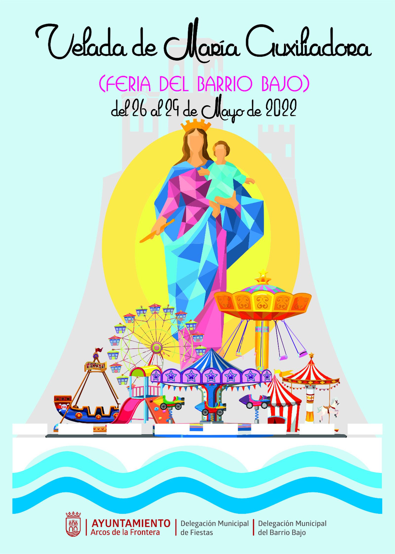 Cartel de la Velada de María Axiliadora.