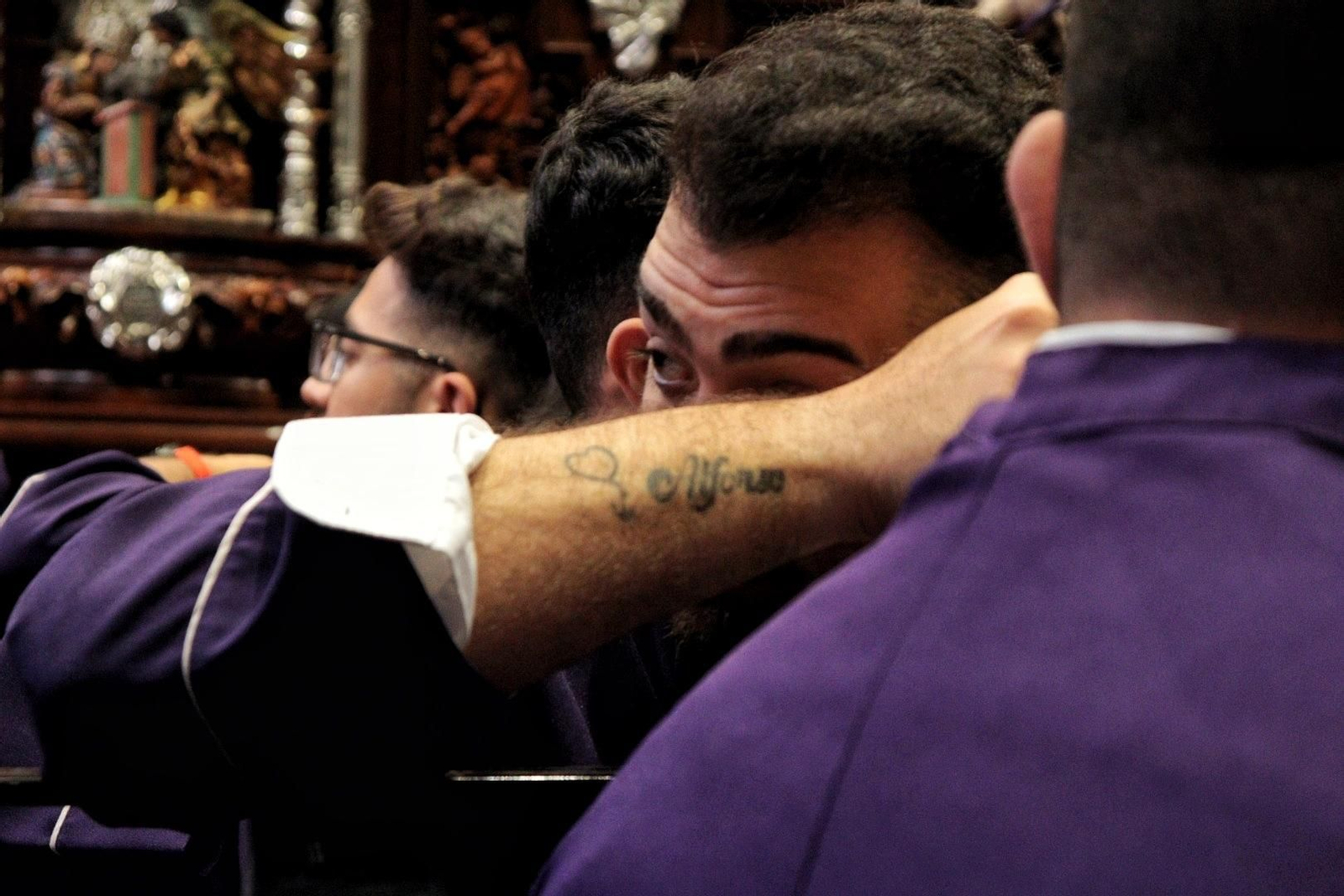 Las imágenes de Fusionadas en el Miércoles Santo en Málaga