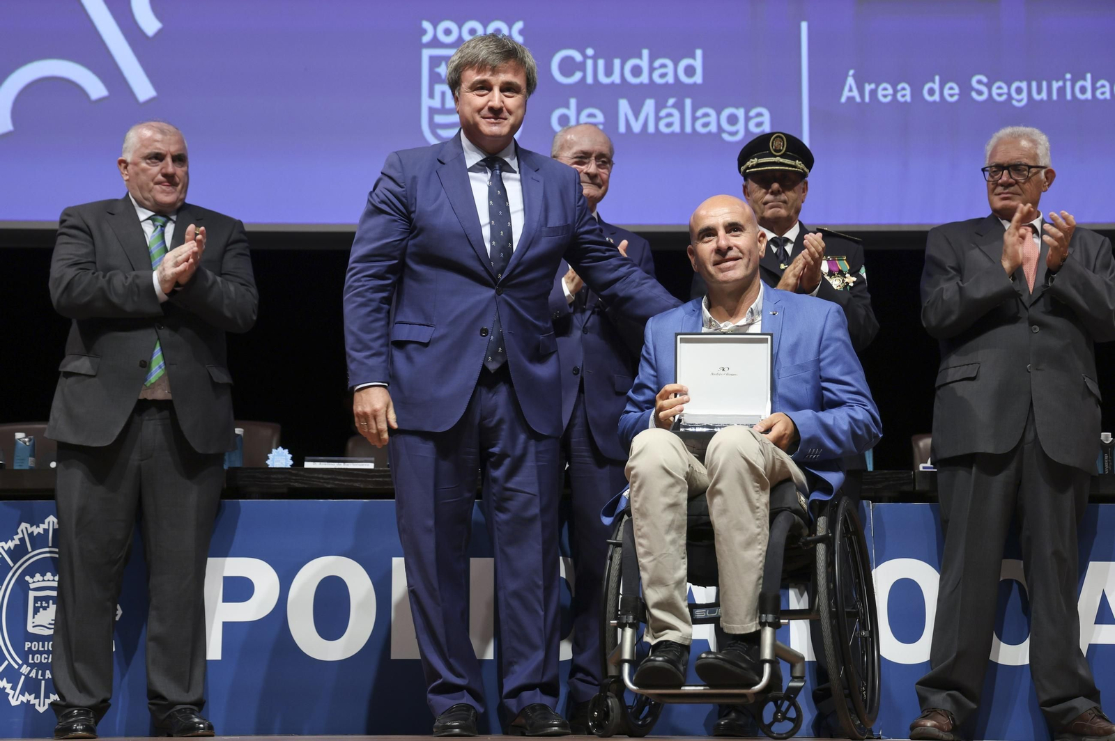 Los actos de la Policía Local de Málaga por el día de su patrón, en fotos