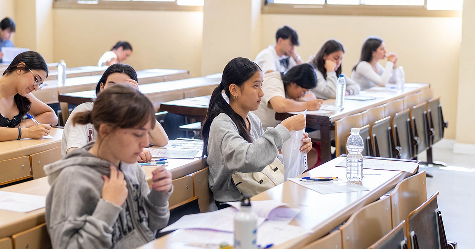 Estudiantes de la Universidad de Huelva.