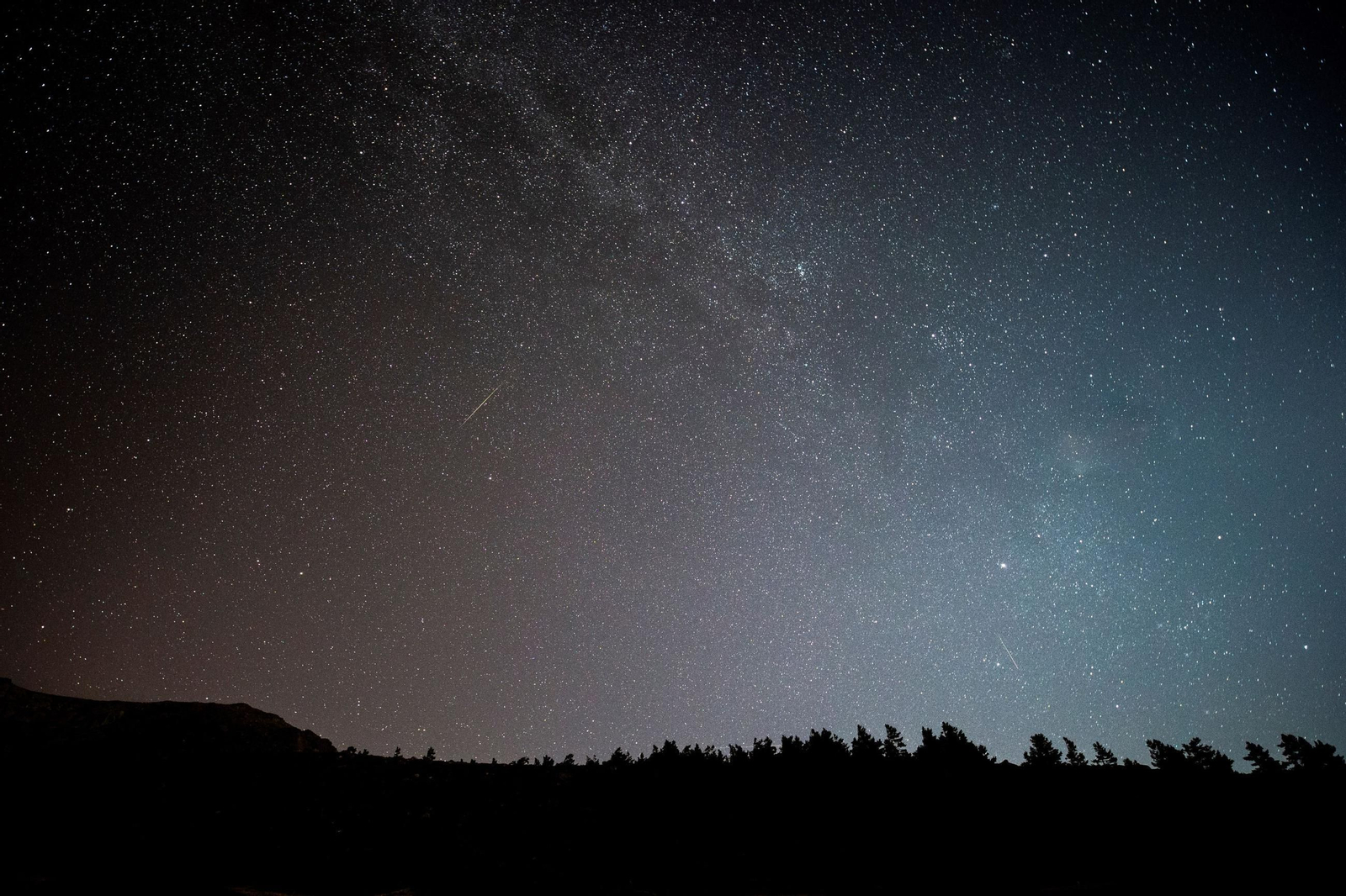 Una imagen de las Perseidas.