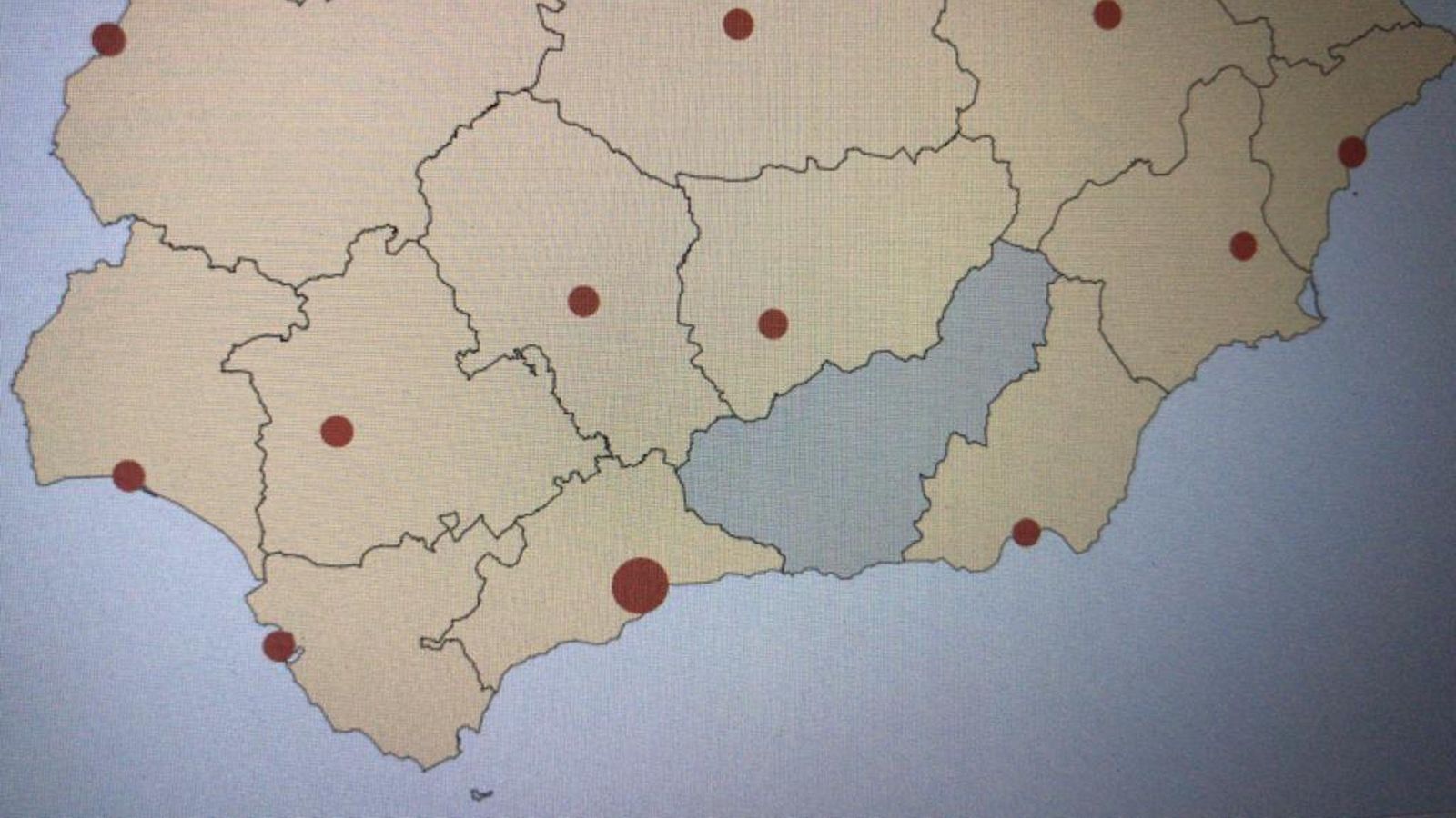Mapa de casos de coronavirus registrados el 11 de marzo