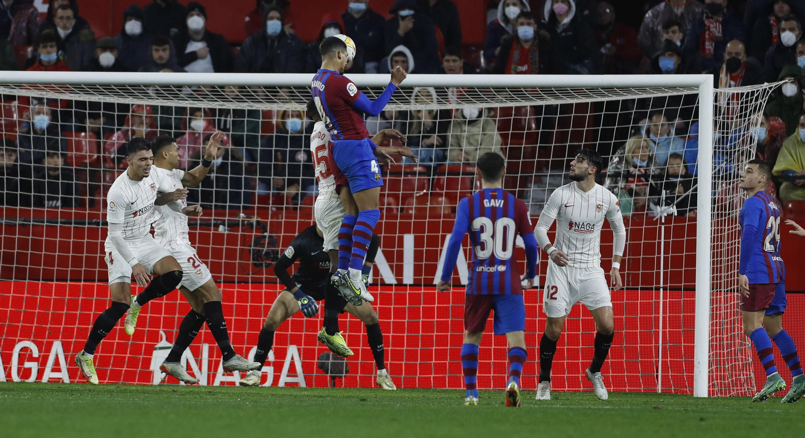 Las imágenes del Sevilla fc-Barcelona