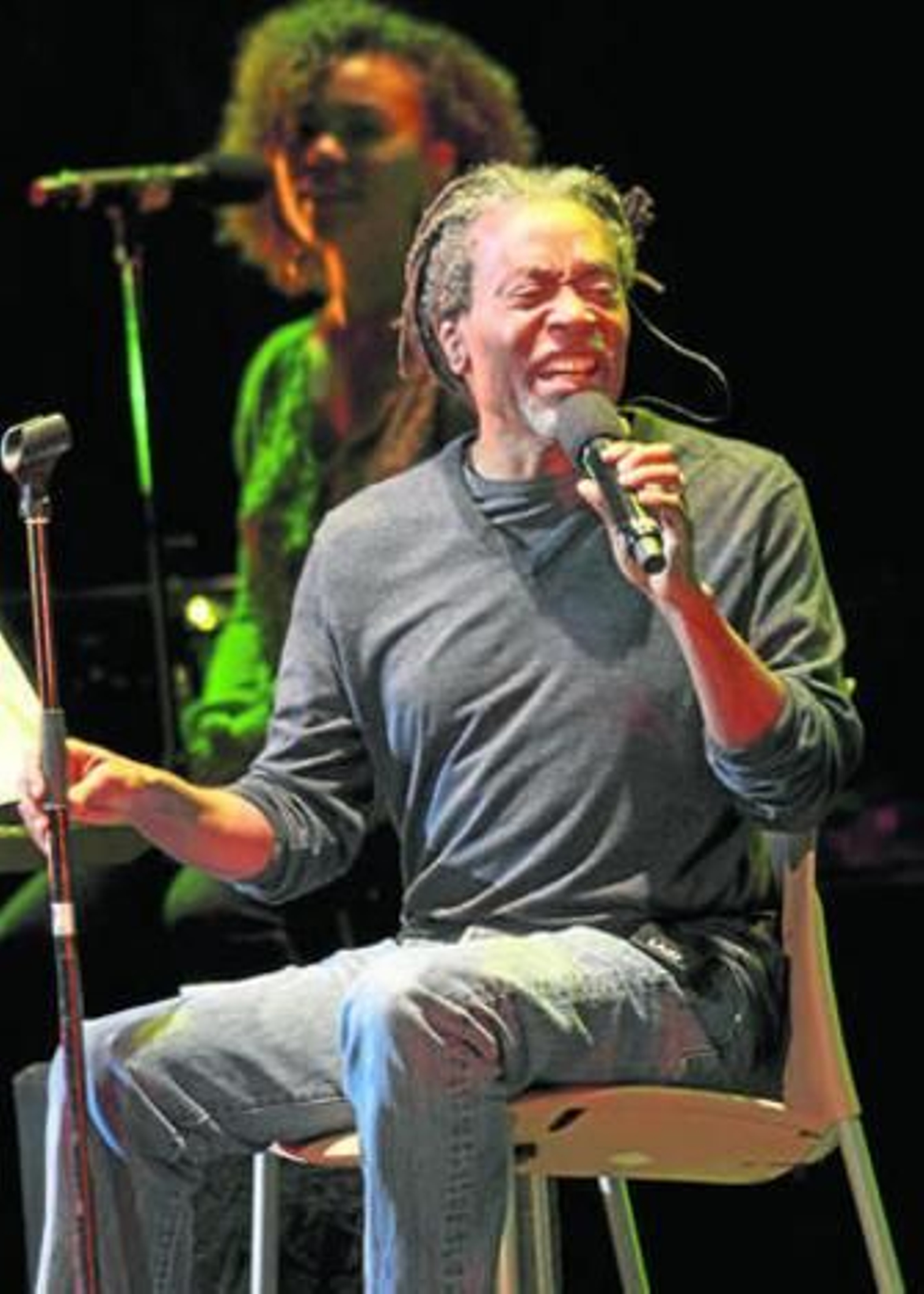 Un momento del concierto de Bobby McFerrin.