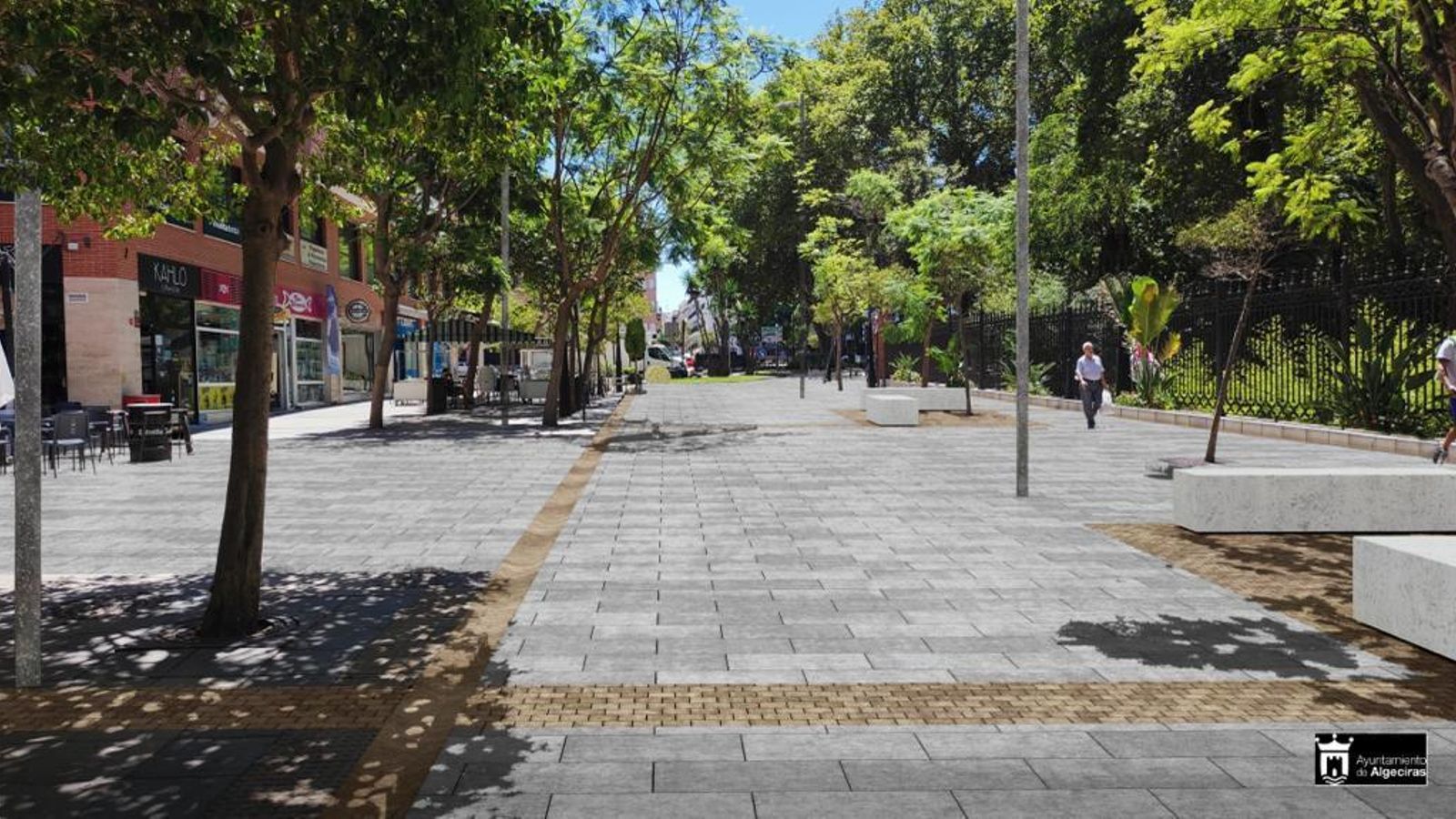 Así quedará la avenida Capitán Ontañón de Algeciras. Así quedará la avenida Capitán Ontañón de Algeciras.