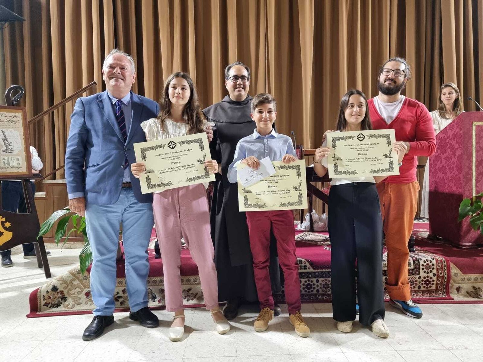Las fotos de la entrega de premios del certamen científico Carlos López en San Fernando