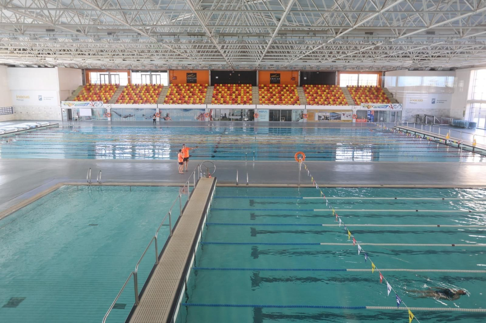 La reapertura de la piscina de 50 metros de Inacua, en imágenes