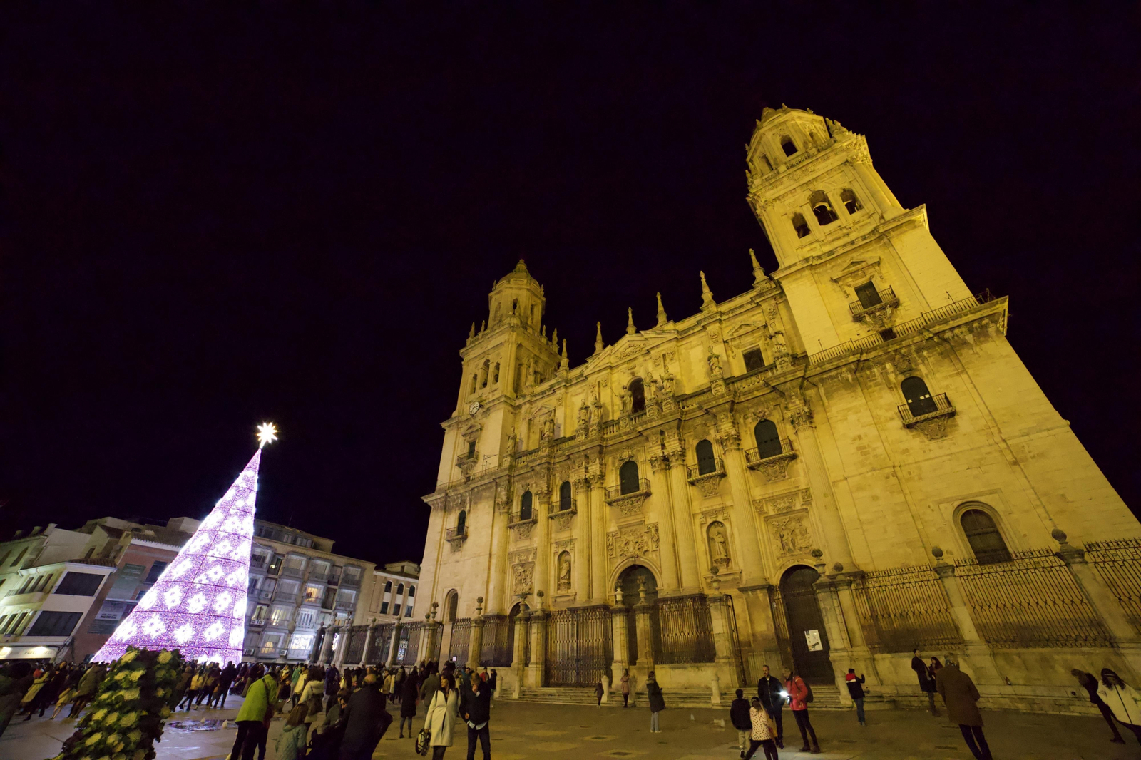 Así ha sido el encendido de luces en Jaén capital