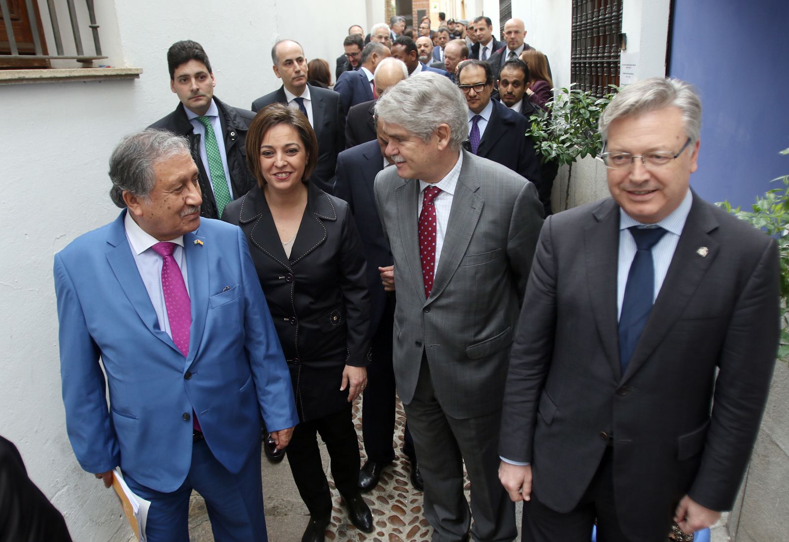 La visita de los embajadores de los países árabes al X aniversario de la casa árabe