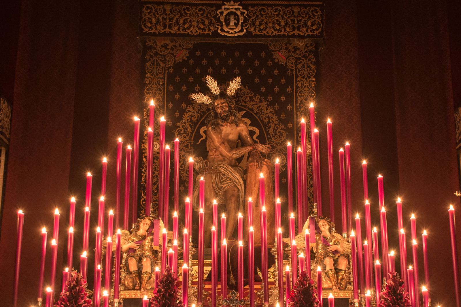 Las Cigarreras celebró su solemne quinario en honor a Jesús Atado a la Columna