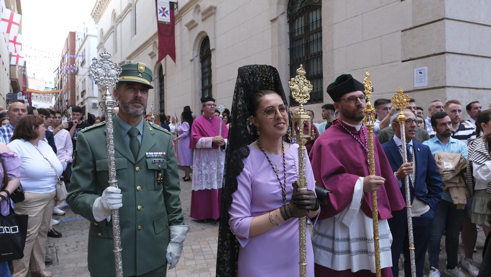 Imágenes de la salida extraordinaria de Jesús Cautivo de Medinaceli, por su 75 aniversario, Almería