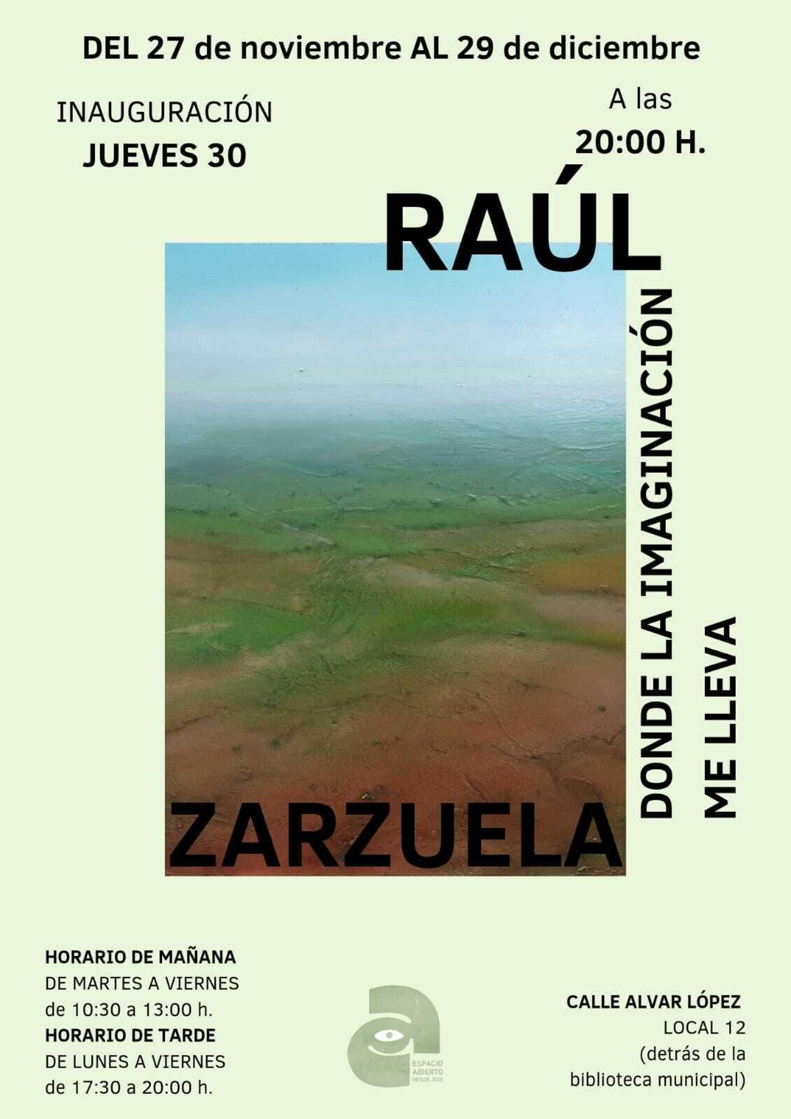 Invitación de la exposición.