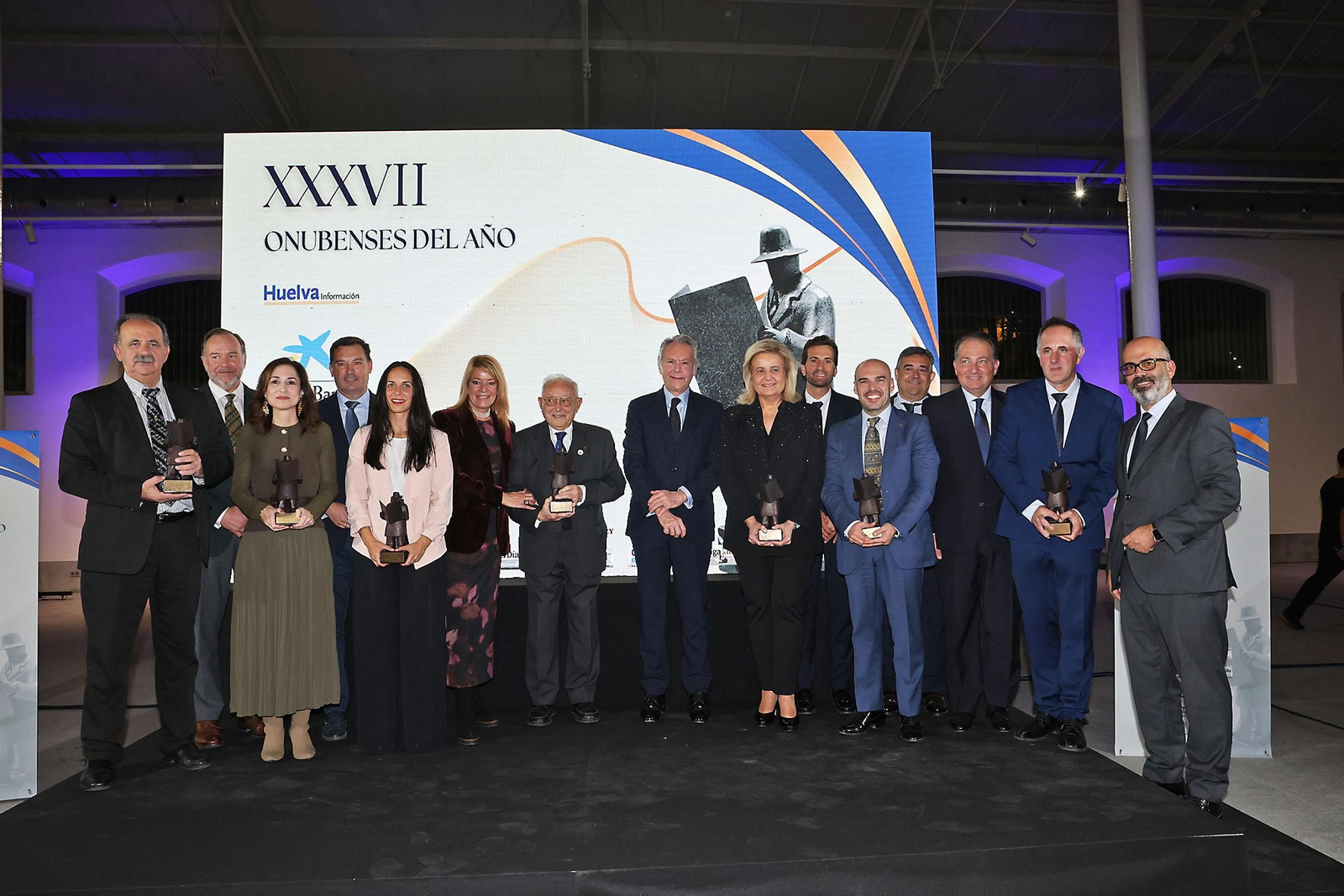 Imágenes de la entrega de los premios Onubenses del año en su 37 edición