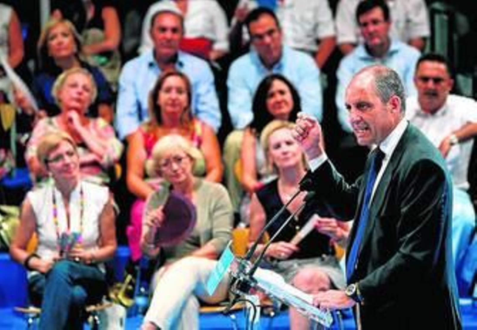 Camps, durante el balance de sus siete años de Gobierno.