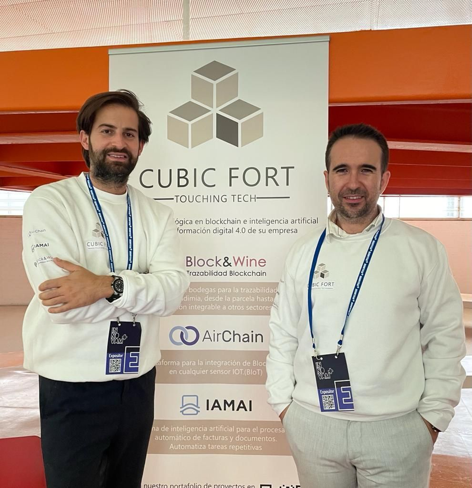 Jesús Caicedo y Juan Bautista Tomás, socios de Cubic Fort