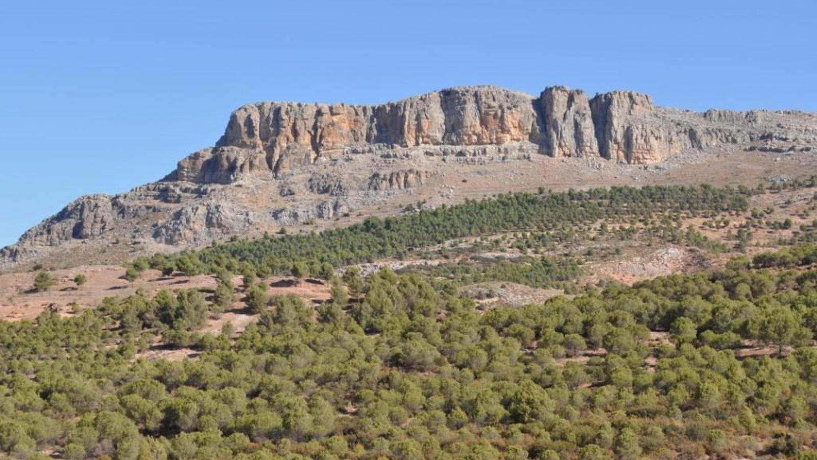 La mole de la sierra de Ortegícar.