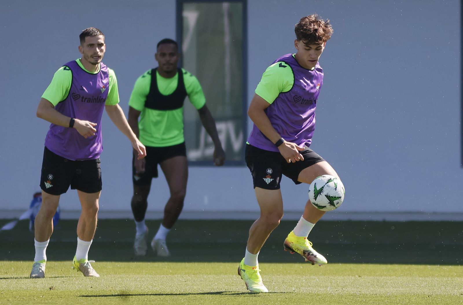 Las imágenes del entrenamiento del Betis