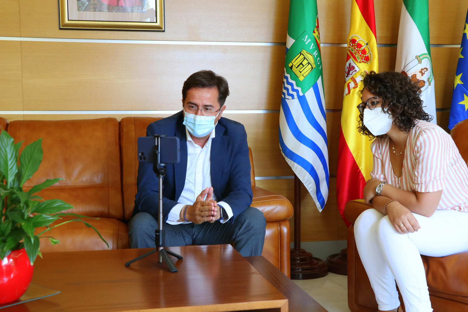 Reunión telemática con el imán de la mezquita principal de El Ejido.