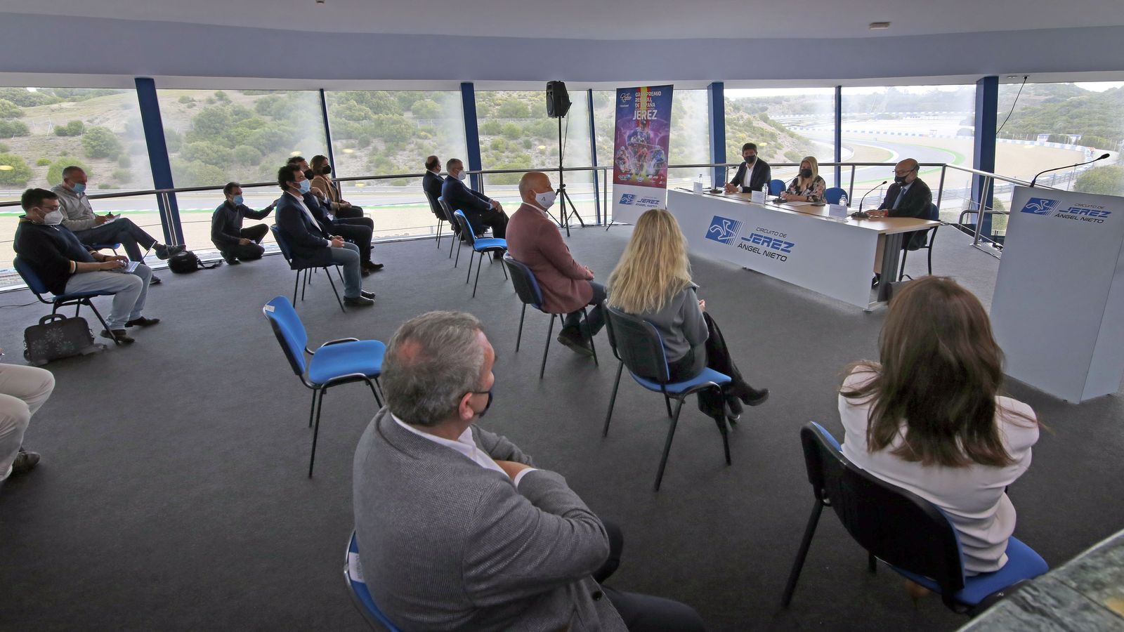 Presentación del G.P. de España en el Circuito de Jerez - Ángel Nieto