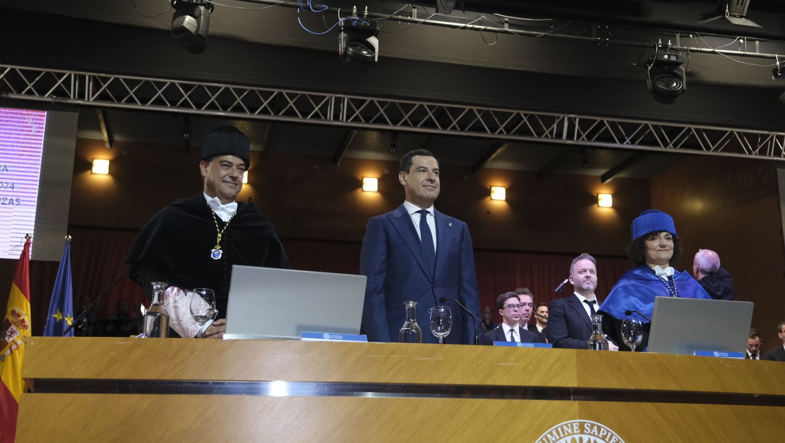 El Presidente de la Junta Juanma Moreno, inaugura el curso universitario andaluz en Almería