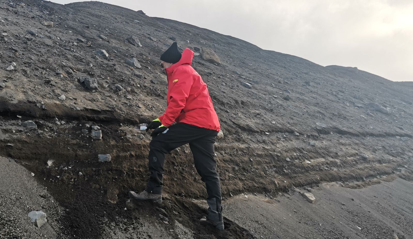 Investigadores de la Universidad de Jaén (UJA) en la Antártida.