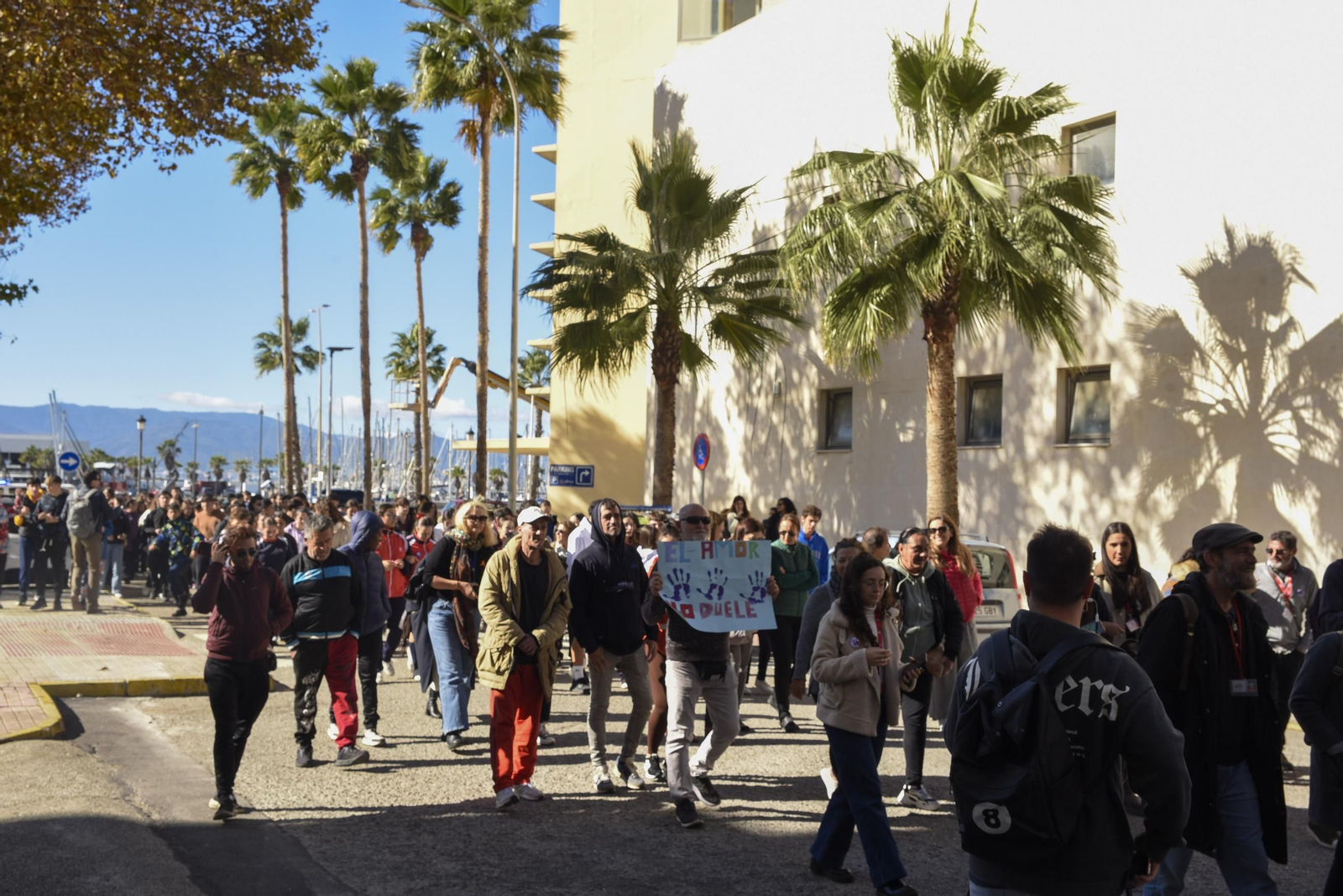 Marcha en La Línea por el 25-N, Día Internacional de la Eliminación de la Violencia contra la Mujer