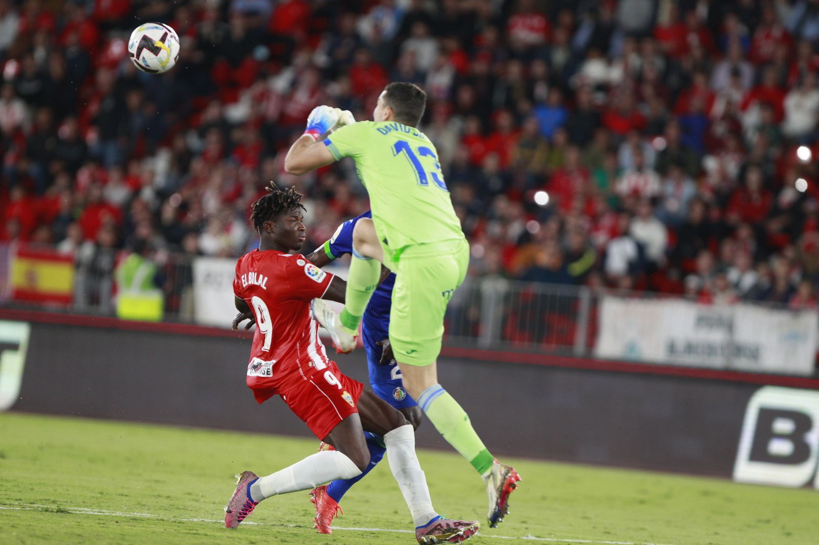 Imágenes del partido de fútbol U.D. Almería-Getafe C.F.