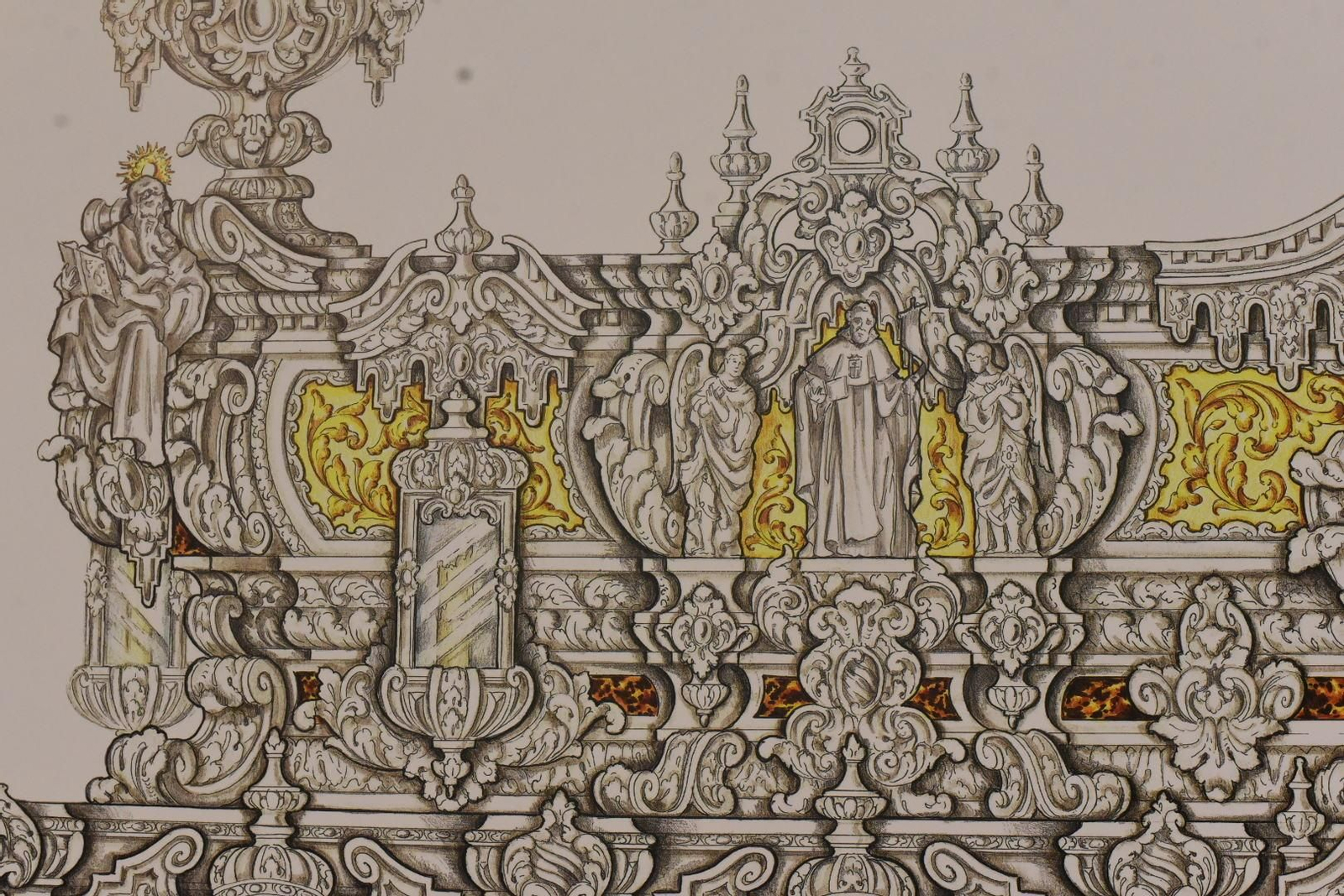 La Quinta Angustia de Córdoba presenta el diseño del paso del Señor del Soberano Poder