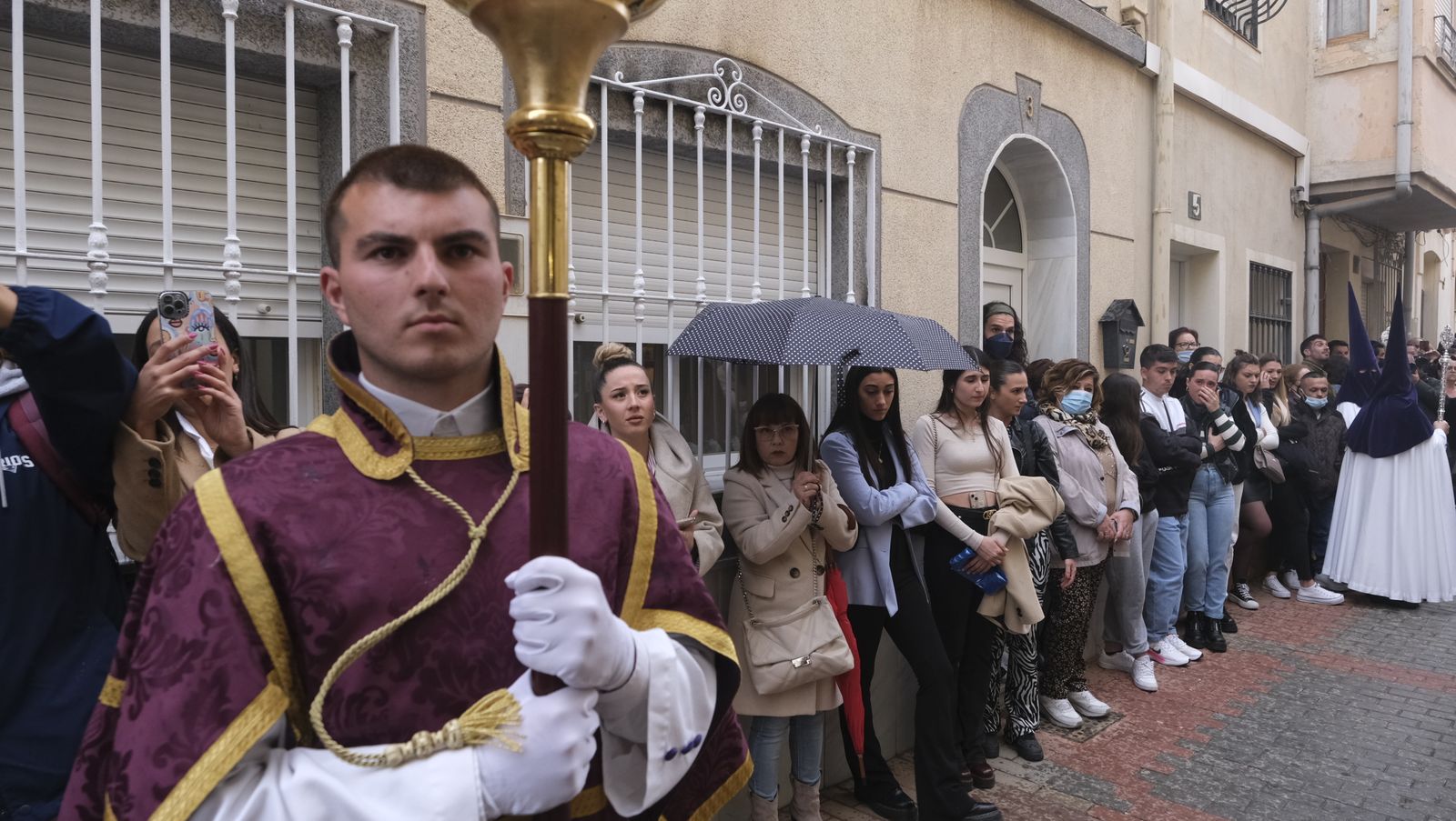 Procesión de Macarena en Almería, en imágenes.