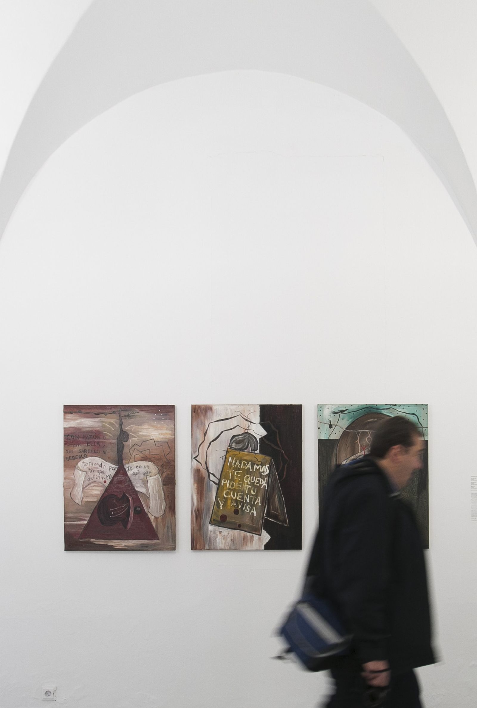 Obras de la muestra.