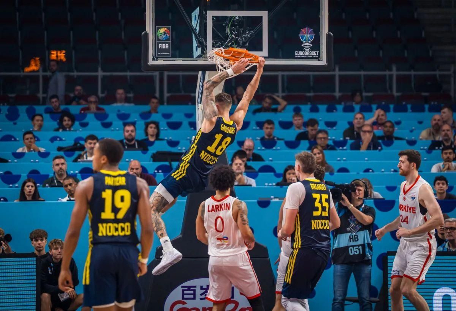 Eurobasket: Pantzar cumple en el adiós de Suecia ante Turquía