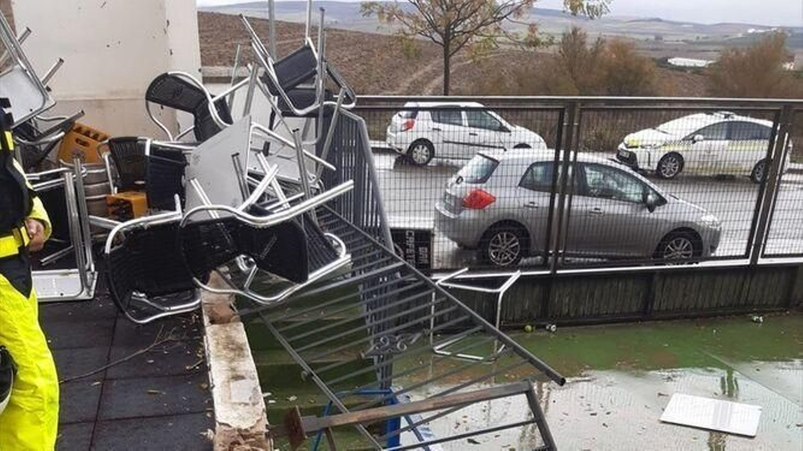 Imágenes del paso del temporal por la provincia de Cádiz