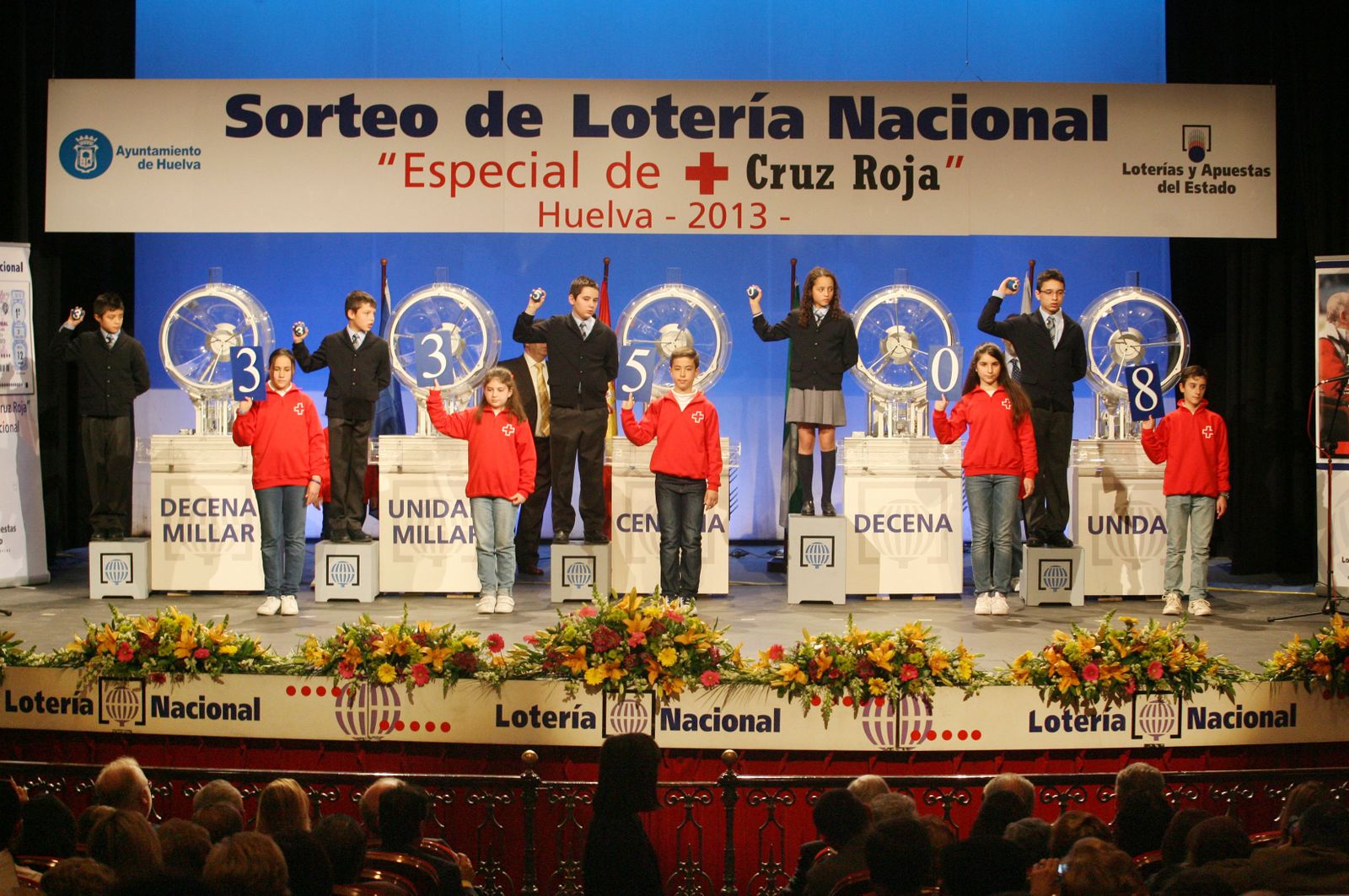 Imagen de archivo del sorteo de Lotería Nacional