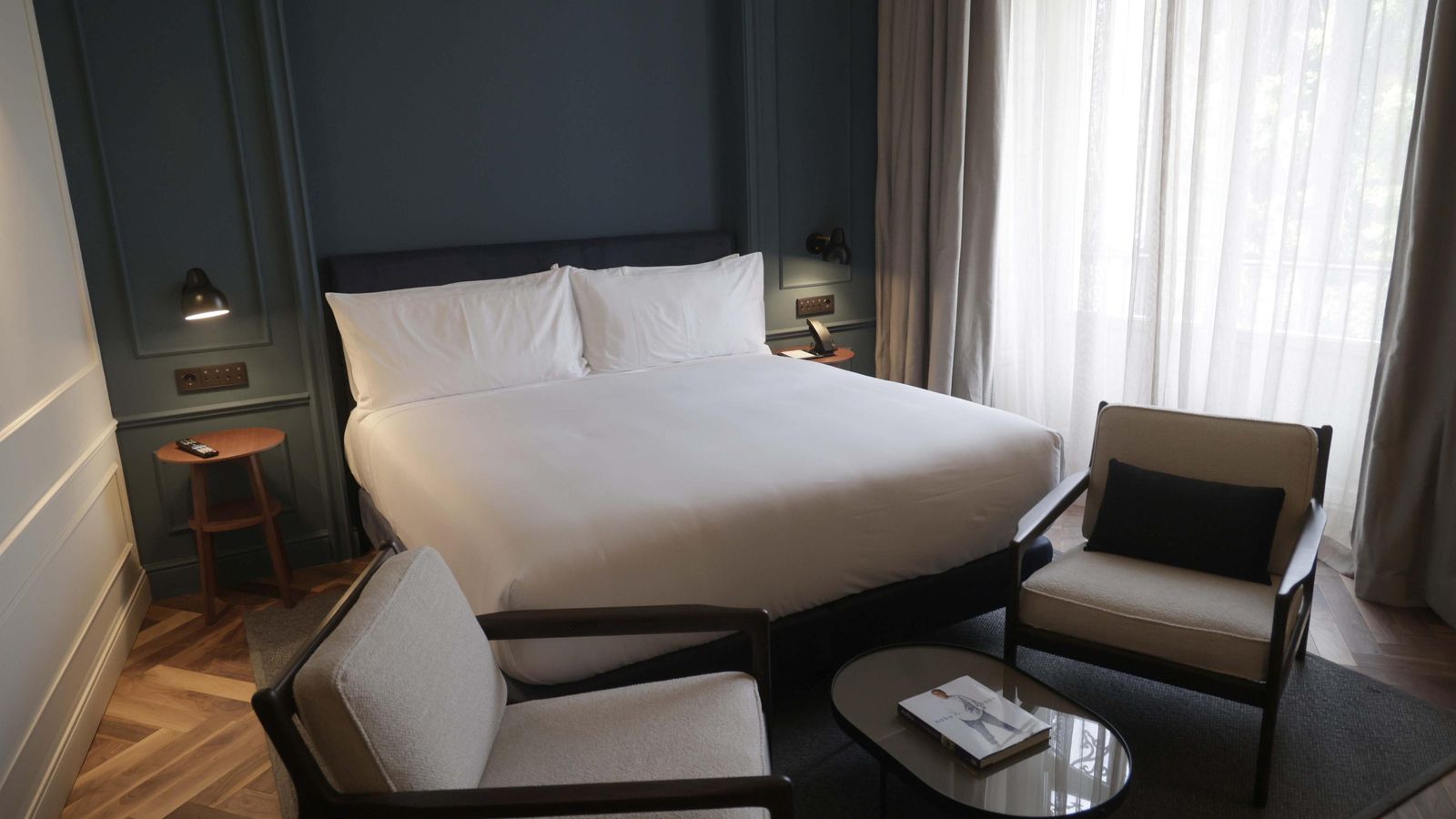 Una de las habitaciones.