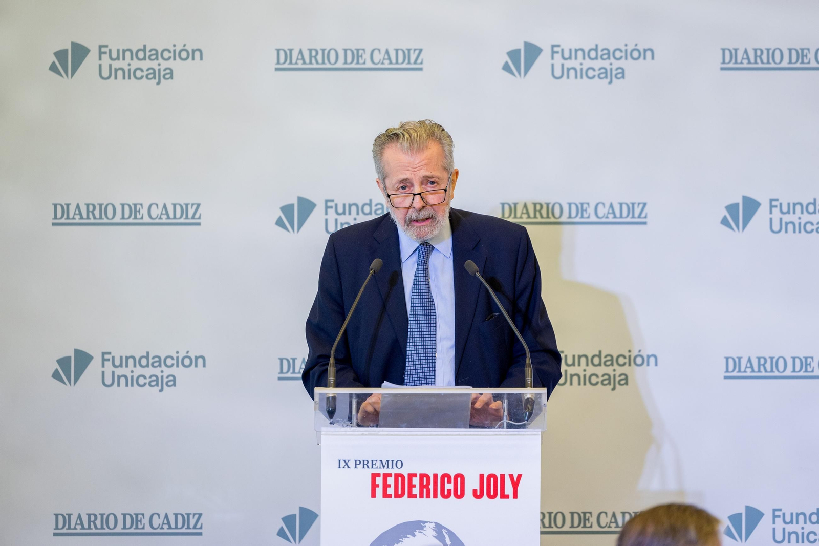 Las imágenes de la entrega del IX Premio Federico Joly a José Bohórquez Mora-Figueroa en Cádiz