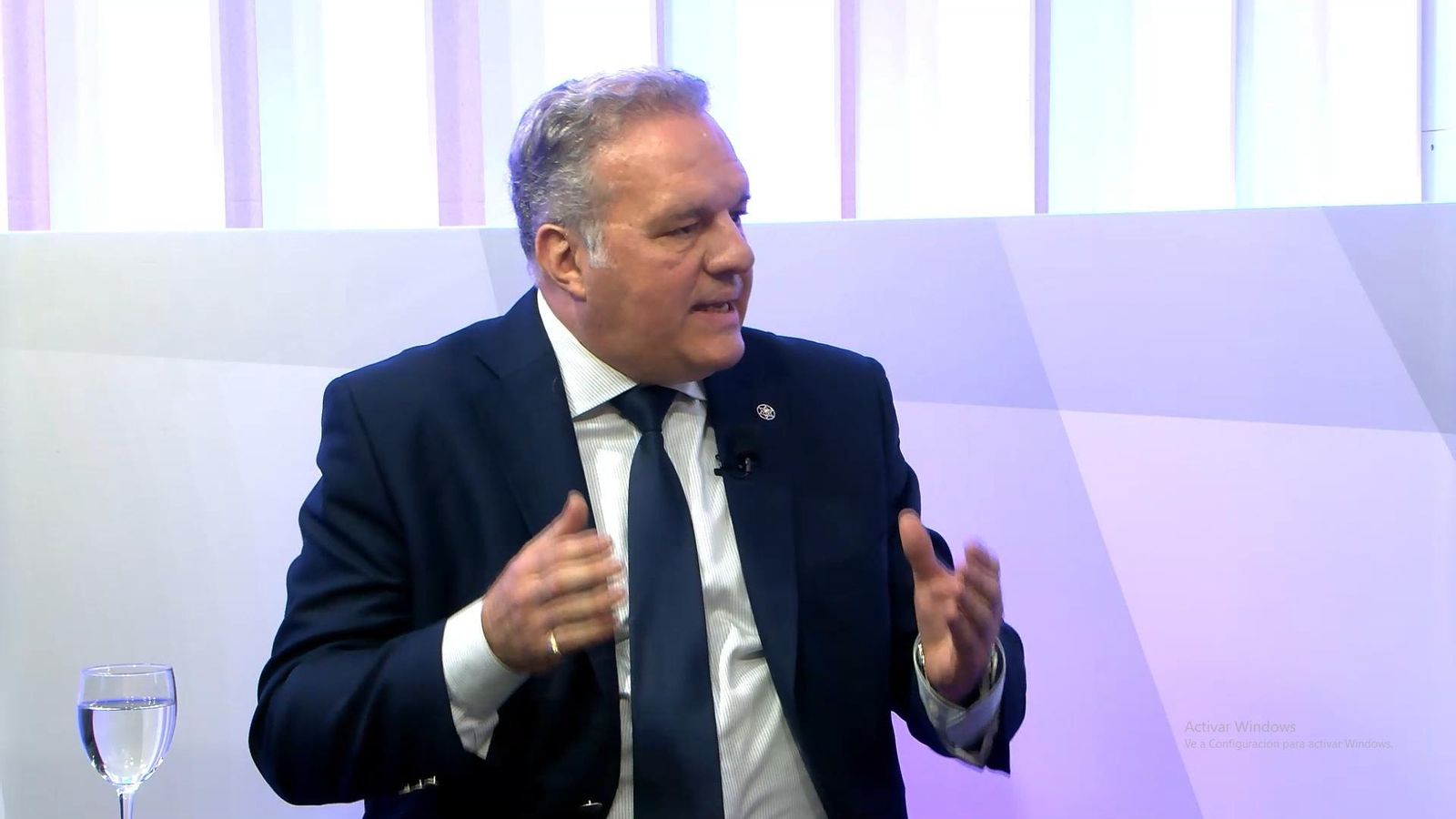 Carlos Martín durante su intervención