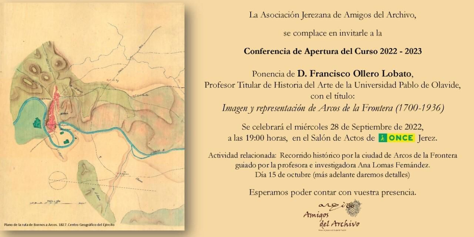 Invitación a la cita.