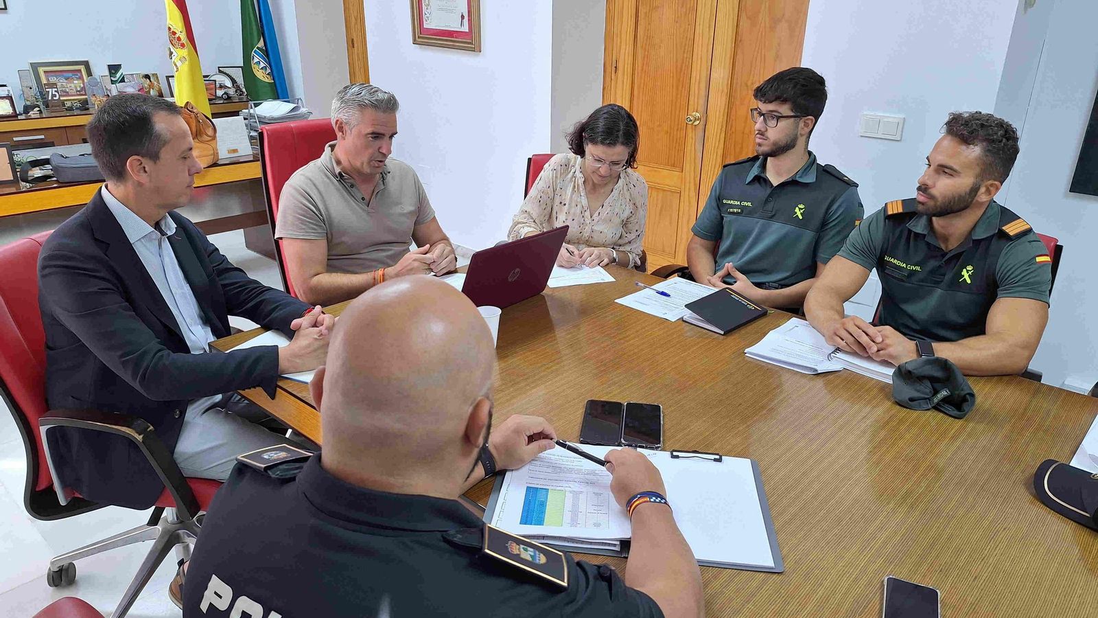 Este martes ha tenido lugar la Junta Local de Seguridad en Viator para las fiestas.