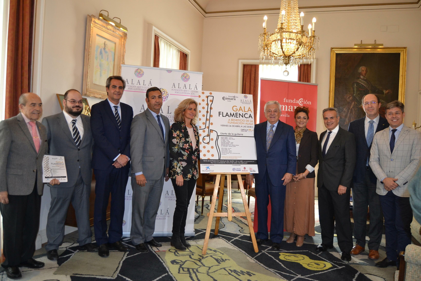 Presentación de la gala flamenca que se celebra el 26 de abril en Cartuja Center.